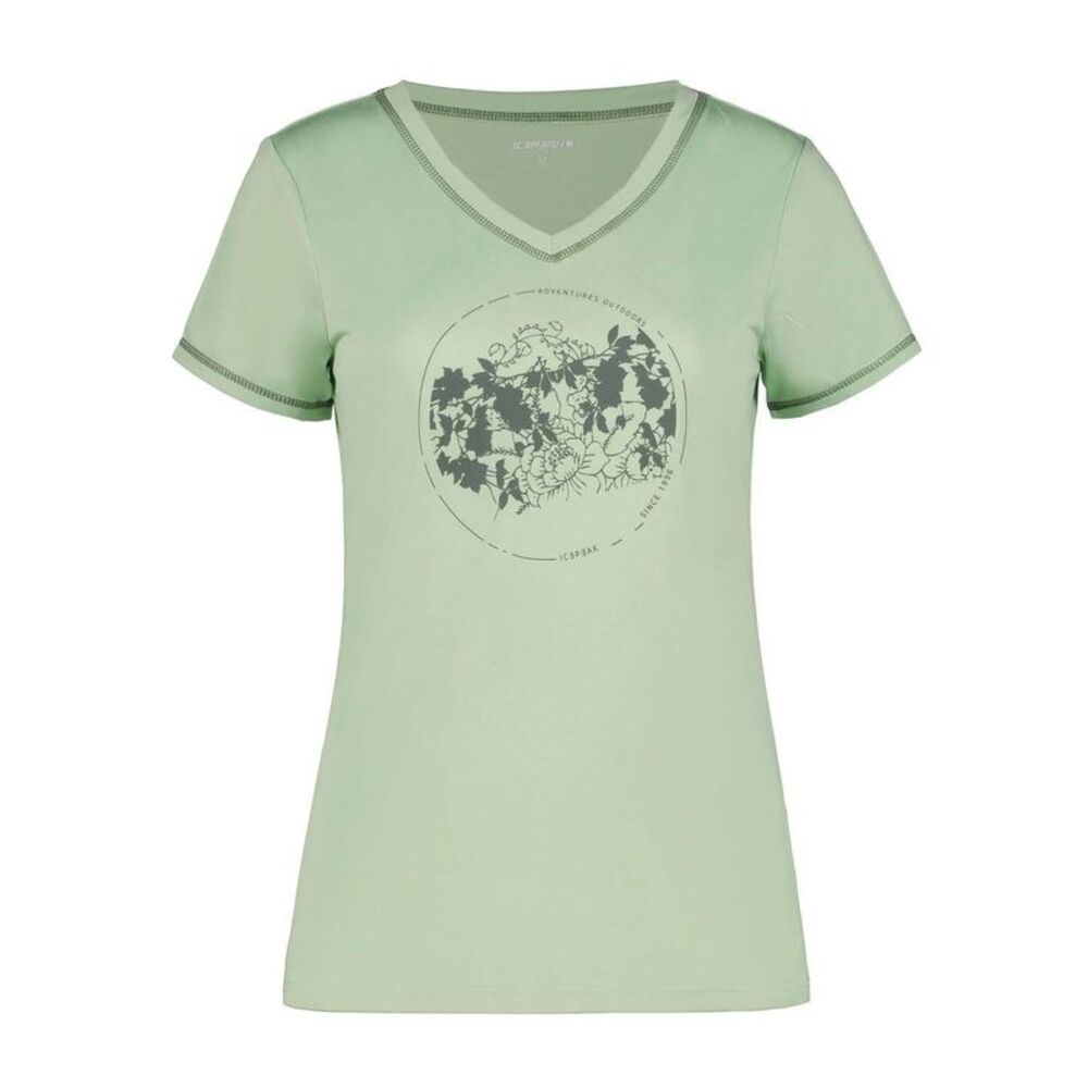 Icepeak Womens/Ladies Burnham Performance T-Shirt / Green/Black